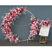 Pink Hydrangea Flower Wall