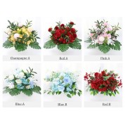 Arrangements Of Just Greens For Flower Boxes