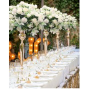 Champagne Color Wedding Table Decorations