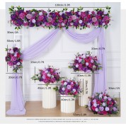 Flower Pillars Wedding Decorations