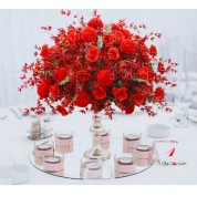 Champagne Color Wedding Table Decorations