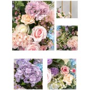 Purple And Blue Flower Arrangements