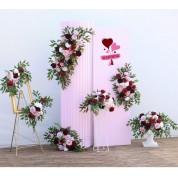 Peonies And Orchids Flower Wall