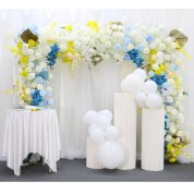 Blue And White Traditional Wedding Decor