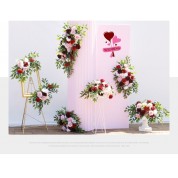 Peonies And Orchids Flower Wall