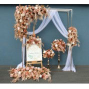 Champagne And Silver Wedding Decor