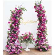 White Wisteria Wedding Arch