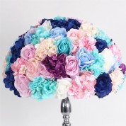 Navy Blue And Pink Wedding Decor