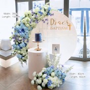 Blue Shweshwe Wedding Decor