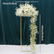 Silk Flower Arrangements On Wood