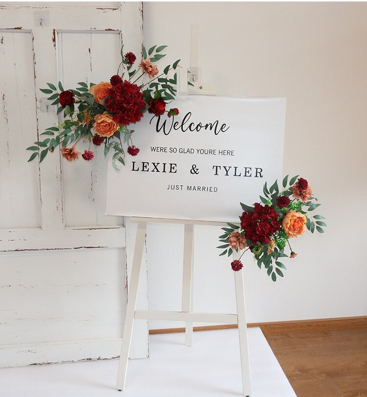 wedding reception backdrops behind head table4