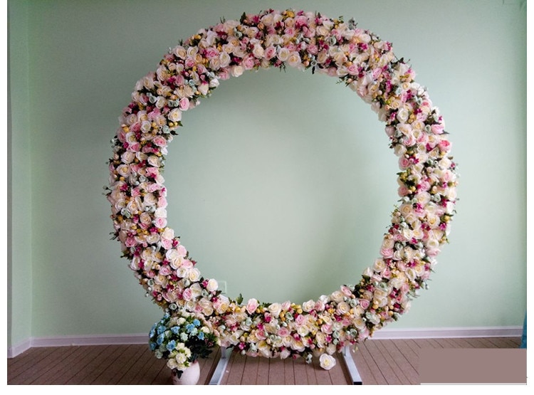 coral wedding table flower