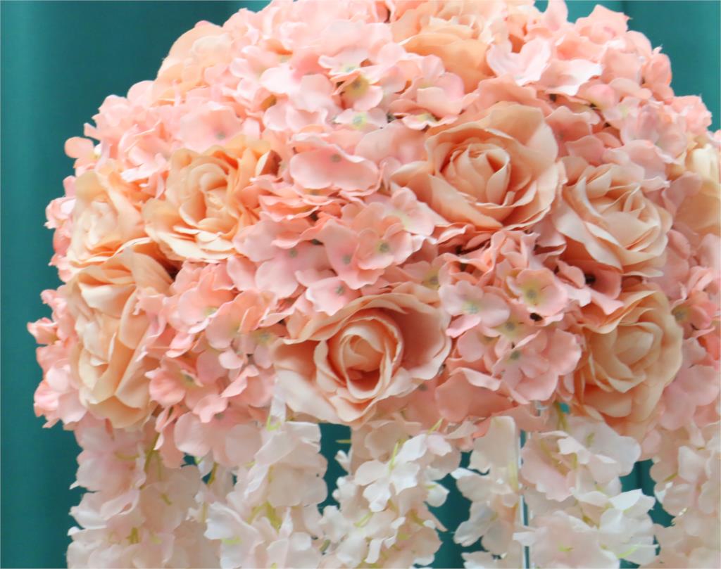 coral and navy wedding decorations10