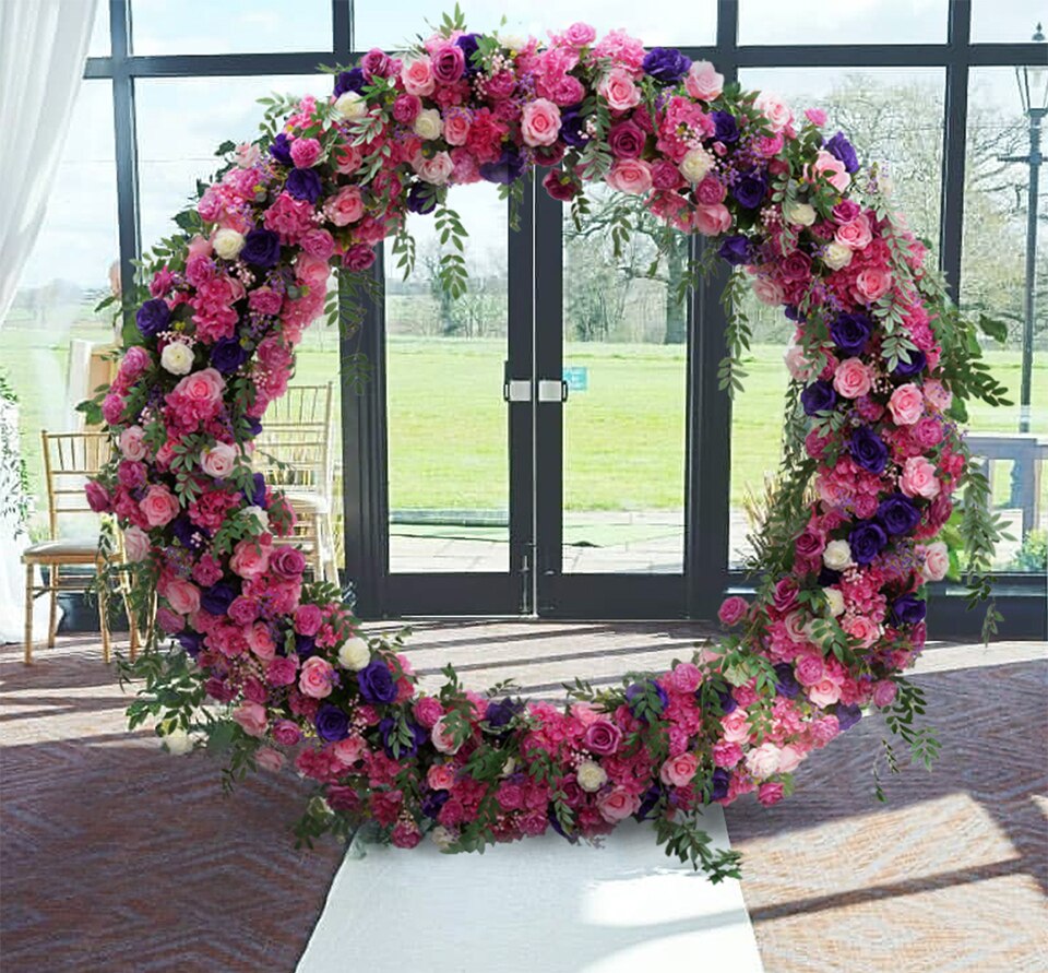 indian wedding reception backdrop