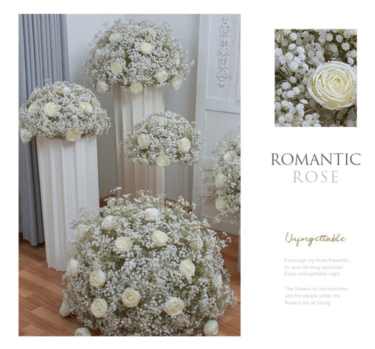 baby's breath artificial flowers bouquet1