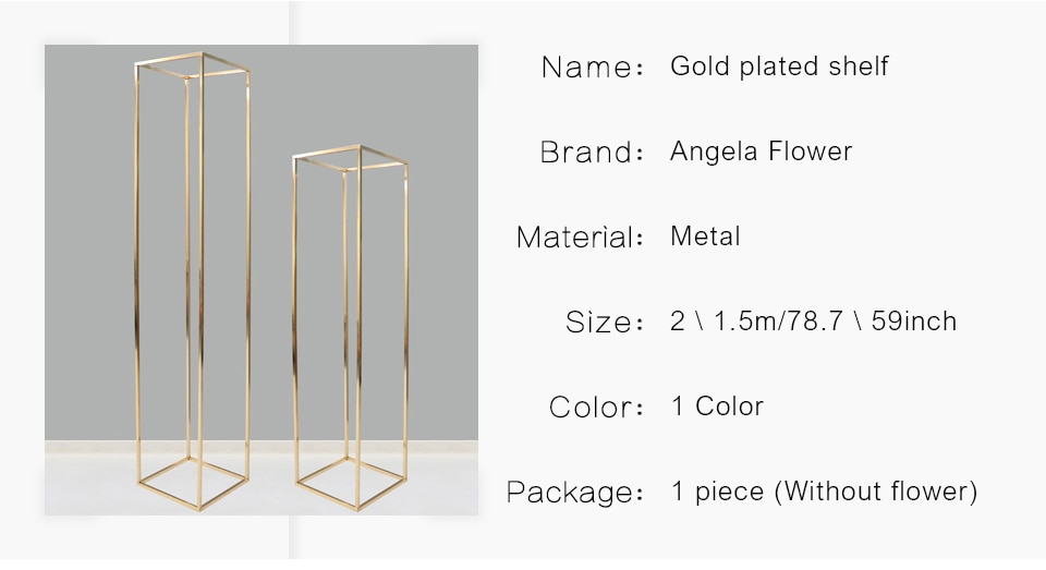 gold flower stands for wedding1