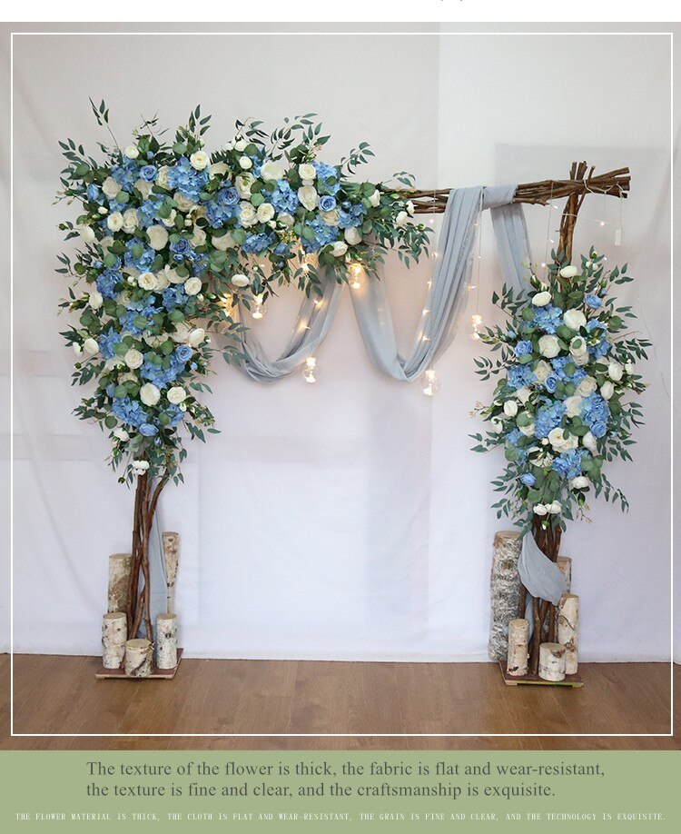 navy and marsala wedding decor8