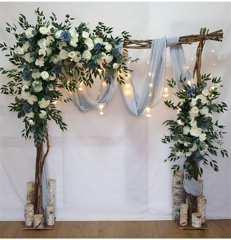 navy and marsala wedding decor