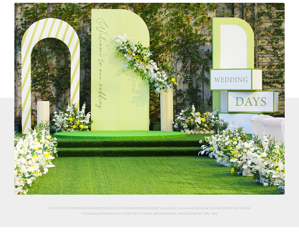 grayed jade wedding decor2