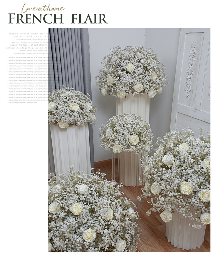 baby's breath artificial flowers bouquet2