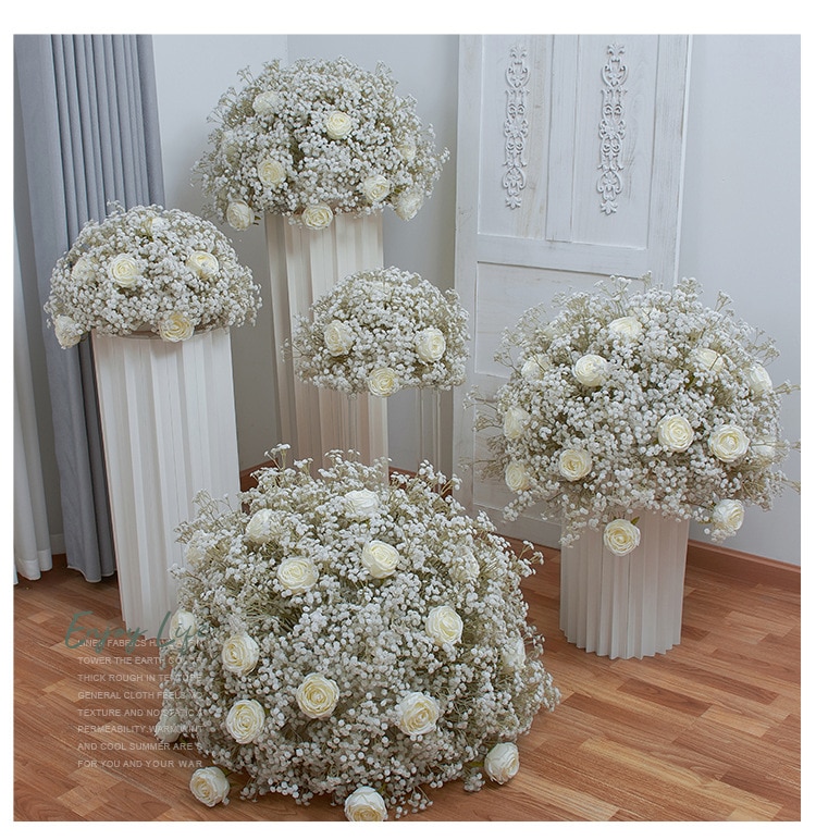 baby's breath artificial flowers bouquet1